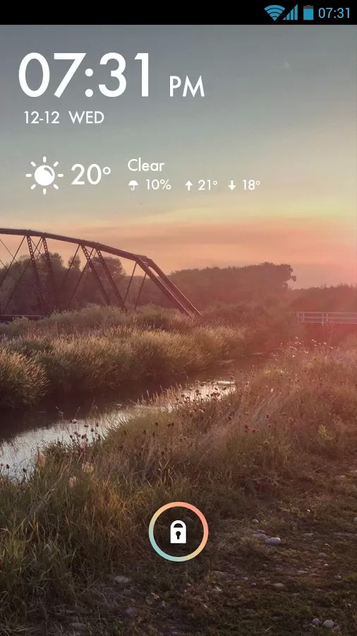 锁屏天气 Weather Locker HD截图2