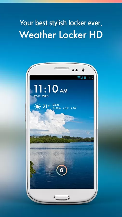 锁屏天气 Weather Locker HD截图3
