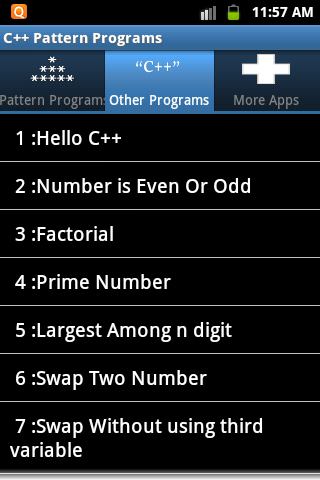 C++ Pattern Programs Free截图10