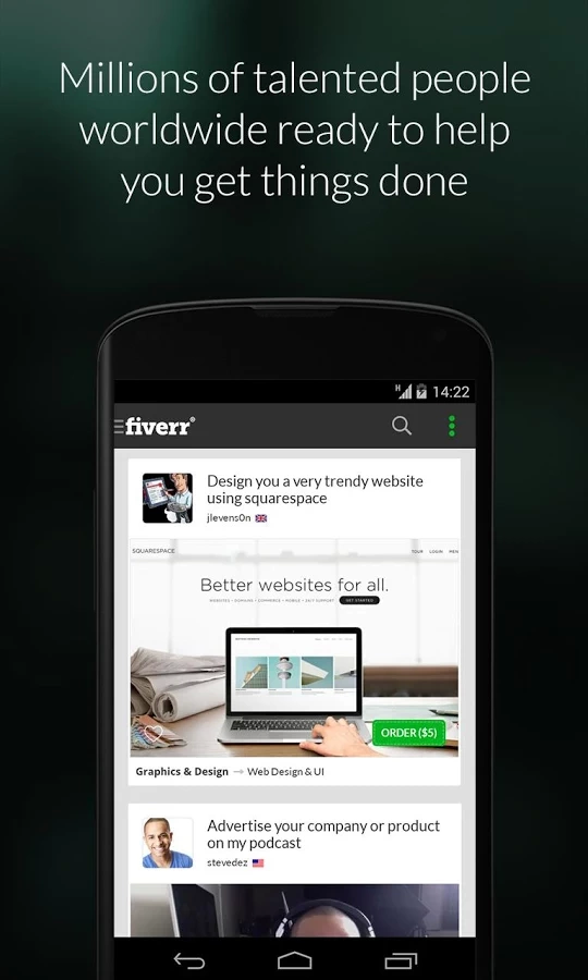 Fiverr截图1