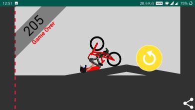 Bike Wheelie Game  how long can you hold截图1