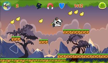 Panda Jungle Runner-adventures games截图1