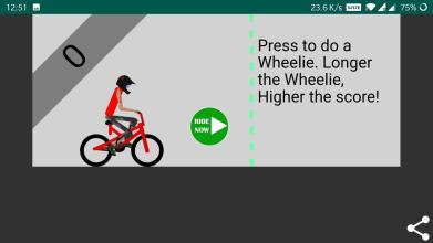 Bike Wheelie Game  how long can you hold截图3