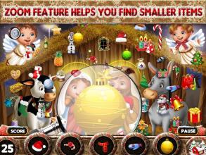 Hidden Objects Christmas Magic 2018 Holiday Puzzle截图3