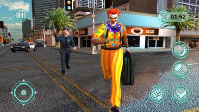 Scary Clown Attack Simulator 3D - Crime City 2018截图3