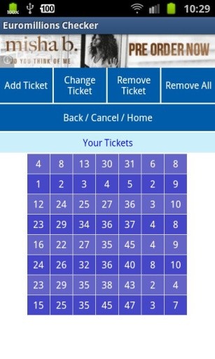 Euromillions Checker截图2