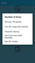 Virtual dice (One or more)截图1