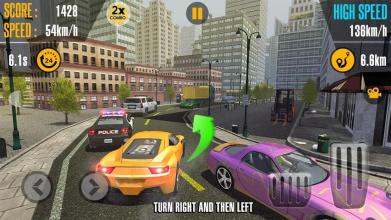 Super Highway Traffic Car Racer 3D截图3