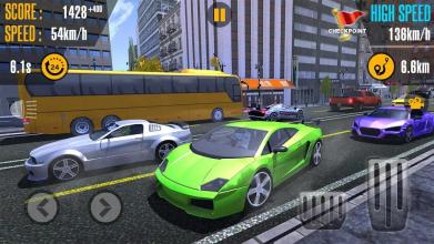 Super Highway Traffic Car Racer 3D截图2