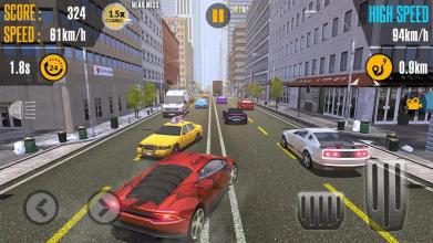 Super Highway Traffic Car Racer 3D截图4