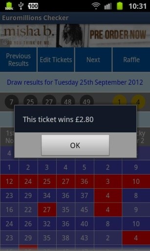 Euromillions Checker截图5