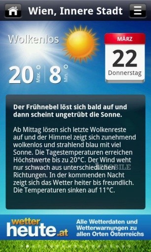 wetterheute.at &Ouml;sterreich截图4