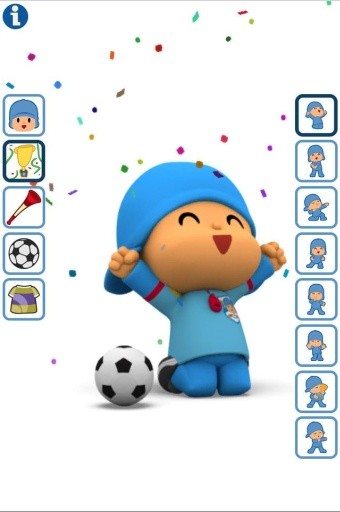 Talking Pocoyo Football Free截图1