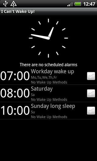 I Can't Wake Up! Alarm Clock截图1