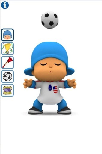 Talking Pocoyo Football Free截图6