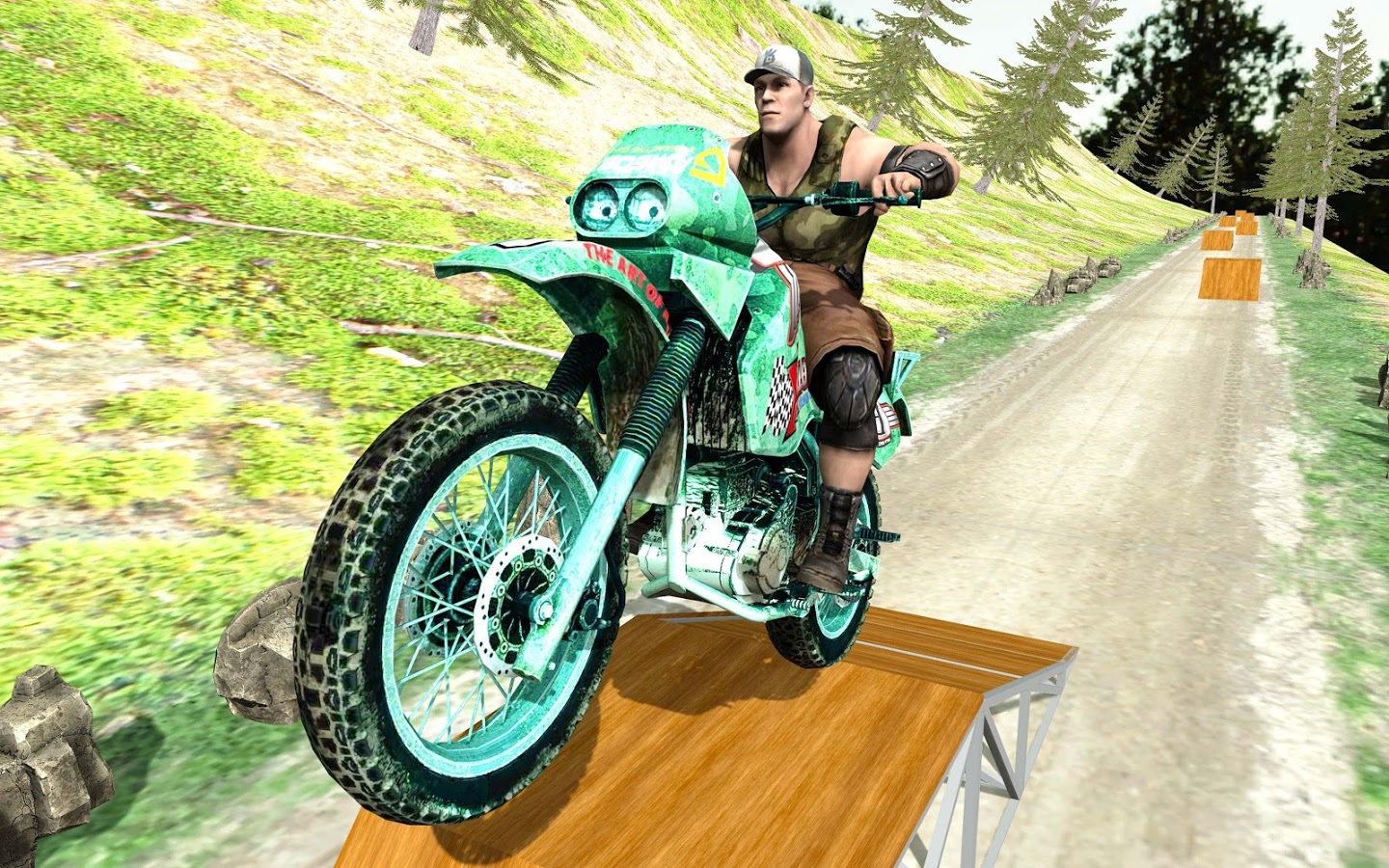 WWE Wrestlers Moto Stunts Racer截图4