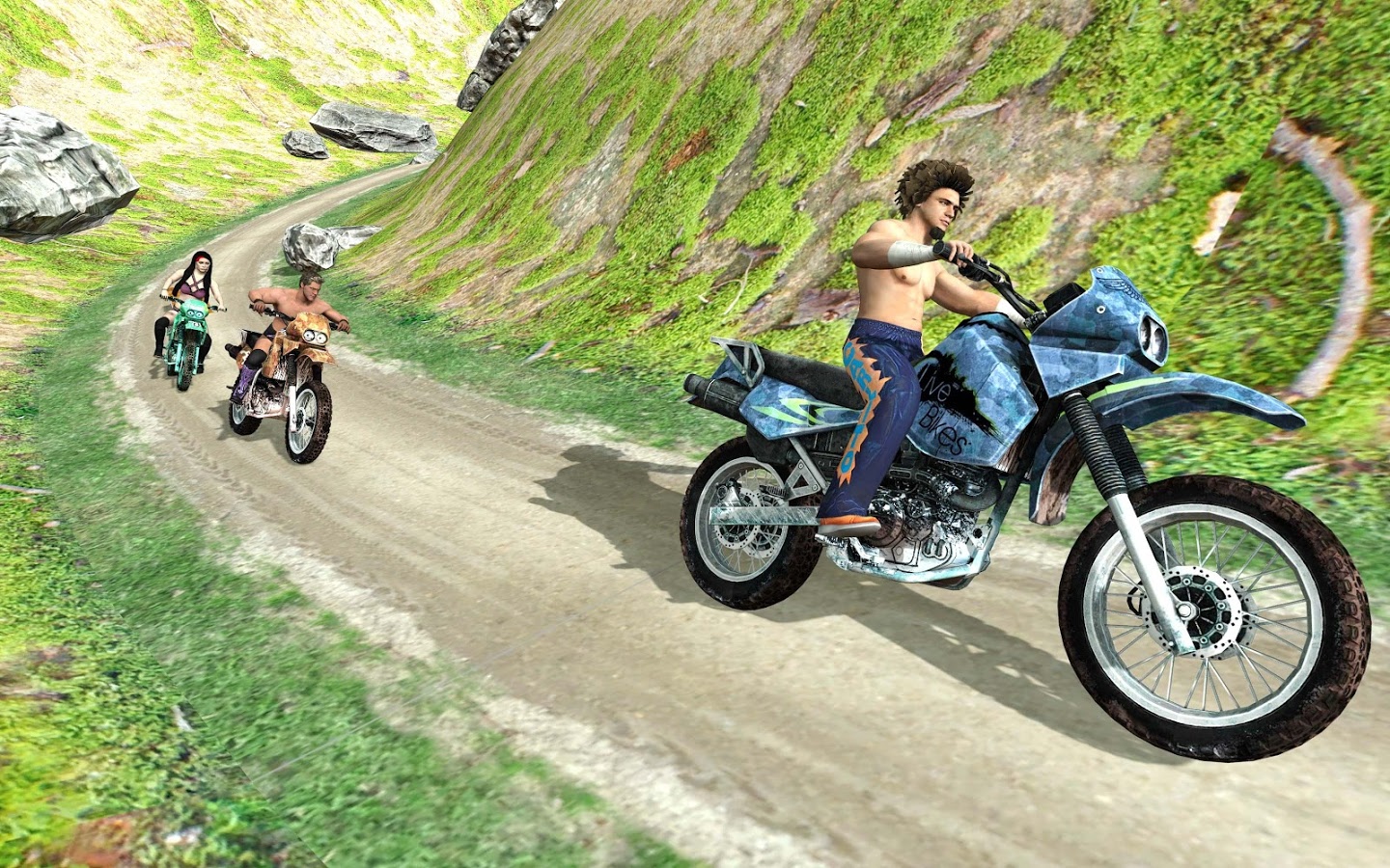 WWE Wrestlers Moto Stunts Racer截图3