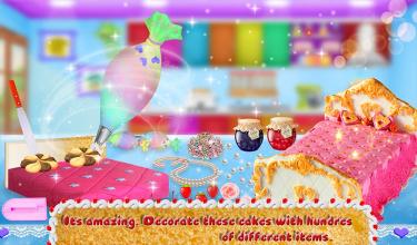 Princess Wedding Doll Bed Cake Maker: Cooking Game截图1