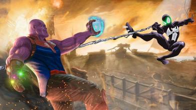 Superhero Thanos Crime City Battle截图3