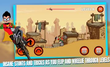 Robin in the desert  teenage titans  BikeGame截图3