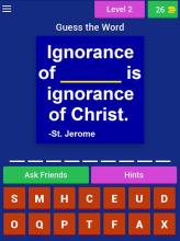 Saint Quotes (Catholic Game)截图4