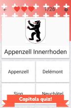 Cantons of Switzerland – Crests and Maps quiz截图4