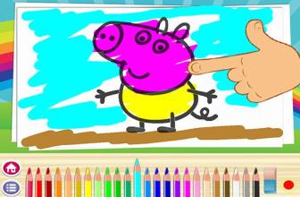 Coloring Peepa For Pig Paint Book截图1