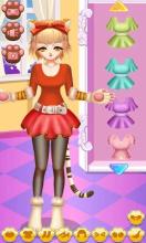 Cat girl fashion dressup截图4