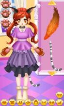 Cat girl fashion dressup截图2