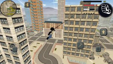 Stickman Rope Hero Police Town Simulator截图4