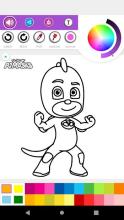 Hero PJ Coloring Mask Book截图1