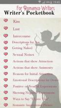 Writer's Pocketbook for Romance Writers截图2