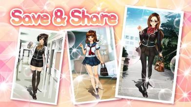 School Fashion-Girl Dress Up Game截图1