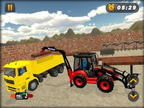 Heavy Excavator Crane - City Road Construction Sim截图4