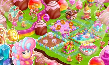 Sweet Candy Farm with magic Bubbles and Puzzles截图3