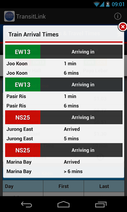 TransitLink Mobile Services截图5