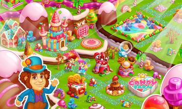 Sweet Candy Farm with magic Bubbles and Puzzles截图2