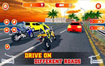 Ultimate Bike RideExtreme Traffic speed challenge截图2