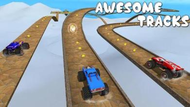 Monster Truck Rally: Hill Climb Race 4x4截图1