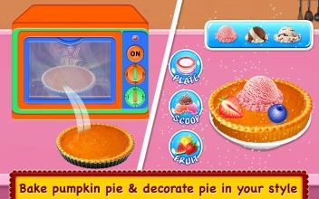 Pumpkin Pie Maker - Dessert Food Cooking Game截图5