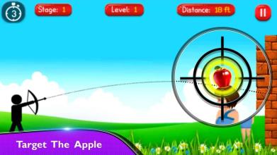 Stickman Apple Shooter截图4