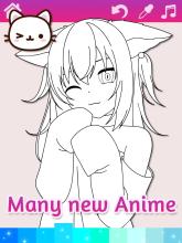 Anime Manga Coloring Pages with Animated Effects截图1