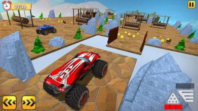 Monster Truck Rally: Hill Climb Race 4x4截图2