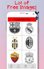 Football Logo Club Color By Number - Pixel Art截图5