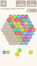 Hexic 2048 Puzzle  Hexagon Number Match,Hexa Tile截图5