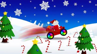 Santa Cart Hill Climb Gifts Adventure Race截图5