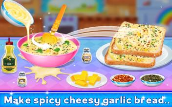 Garlic Bread Maker  Food cooking game截图2