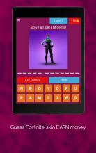 Guess Fortnite skin EARN money截图1