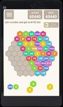 Hexic 2048 Puzzle  Hexagon Number Match,Hexa Tile截图2