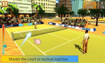 Ultimate Tennis Sports Game  Tennis League 2019截图1